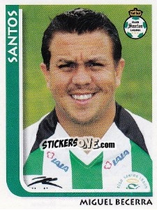 Sticker Miguel Becerra - Superfutbol Mexico 2009 - Panini