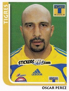 Sticker Oscar Perez - Superfutbol Mexico 2009 n. 249 - Panini