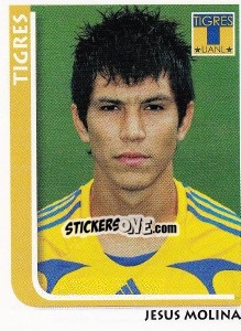 Cromo Jesus Molina - Superfutbol Mexico 2009 n. 250 - Panini