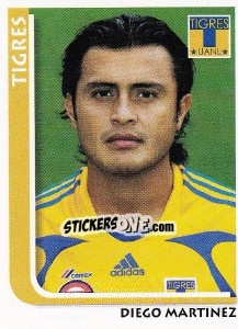 Sticker Diego Martinez - Superfutbol Mexico 2009 n. 254 - Panini