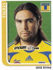 Sticker Jose Rivas - Superfutbol Mexico 2009 n. 255 - Panini