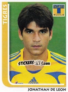 Sticker Jonathan De Leon - Superfutbol Mexico 2009 - Panini