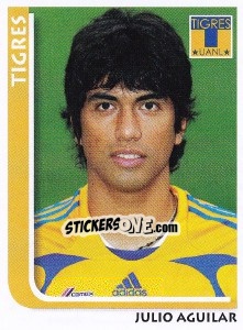 Figurina Julio Aguilar - Superfutbol Mexico 2009 - Panini