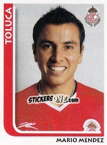 Figurina Mario Mendez - Superfutbol Mexico 2009 - Panini