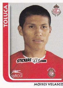 Sticker Moises Velasco - Superfutbol Mexico 2009 - Panini