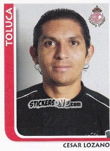 Sticker Cesar Lozano - Superfutbol Mexico 2009 - Panini