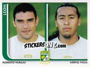 Figurina Roberto Vargas / Abdiel Villa - Superfutbol Mexico 2009 n. 292 - Panini
