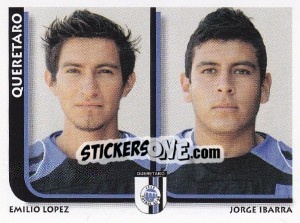 Sticker Emilio Lopez / Jorge Ibarra - Superfutbol Mexico 2009 n. 302 - Panini