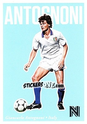 Sticker Giancarlo Antognoni - Nobility Soccer 2017-2018 n. 2 - Panini