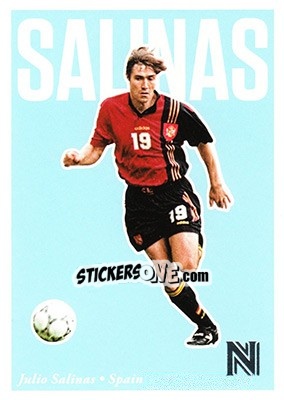 Sticker Julio Salinas - Nobility Soccer 2017-2018 n. 4 - Panini