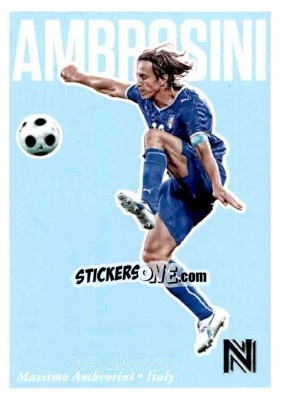 Sticker Massimo Ambrosini - Nobility Soccer 2017-2018 n. 6 - Panini