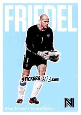 Figurina Brad Friedel - Nobility Soccer 2017-2018 n. 8 - Panini