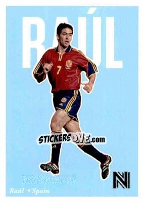 Sticker Raul González - Nobility Soccer 2017-2018 n. 11 - Panini