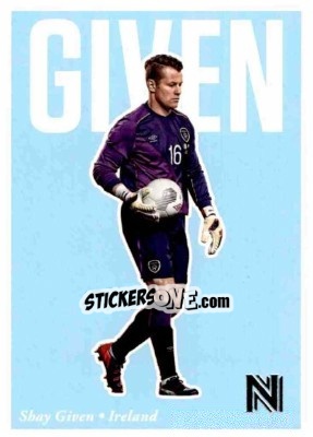 Figurina Shay Given - Nobility Soccer 2017-2018 - Panini