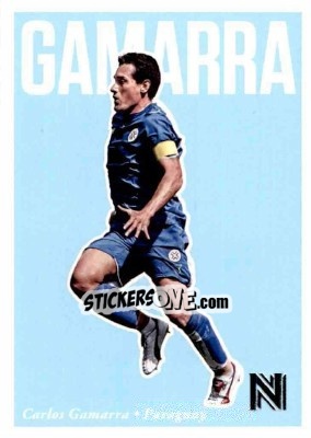Sticker Carlos Gamarra - Nobility Soccer 2017-2018 n. 14 - Panini