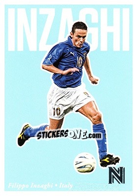 Sticker Filippo Inzaghi - Nobility Soccer 2017-2018 n. 15 - Panini
