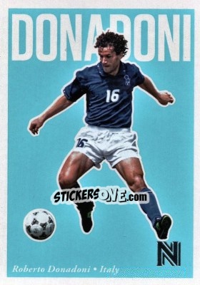 Figurina Roberto Donadoni - Nobility Soccer 2017-2018 - Panini