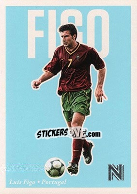 Sticker Luis Figo - Nobility Soccer 2017-2018 n. 20 - Panini