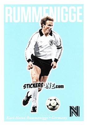 Sticker Karl-Heinz Rummenigge - Nobility Soccer 2017-2018 n. 22 - Panini