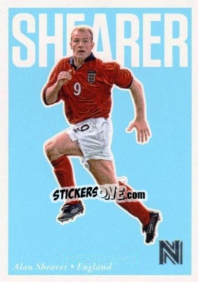 Sticker Alan Shearer - Nobility Soccer 2017-2018 n. 24 - Panini