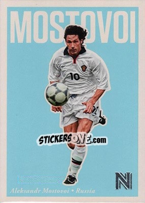 Sticker Aleksandr Mostovoi - Nobility Soccer 2017-2018 n. 26 - Panini