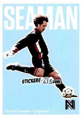 Sticker David Seaman - Nobility Soccer 2017-2018 - Panini