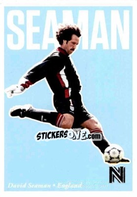Sticker David Seaman - Nobility Soccer 2017-2018 n. 27 - Panini