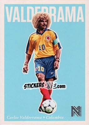 Sticker Carlos Valderrama - Nobility Soccer 2017-2018 - Panini