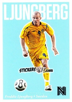 Sticker Freddie Ljungberg - Nobility Soccer 2017-2018 - Panini