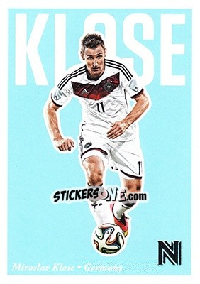 Sticker Miroslav Klose - Nobility Soccer 2017-2018 n. 41 - Panini