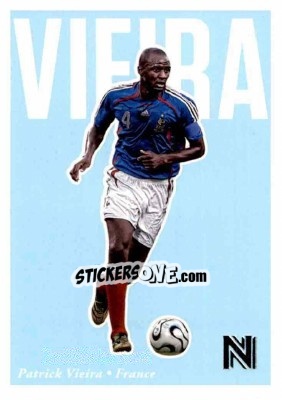 Sticker Patrick Vieira - Nobility Soccer 2017-2018 n. 43 - Panini