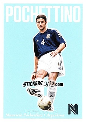 Sticker Mauricio Pochettino - Nobility Soccer 2017-2018 n. 44 - Panini