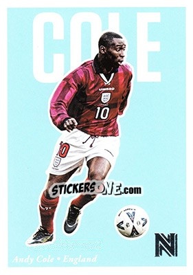 Sticker Andy Cole - Nobility Soccer 2017-2018 n. 46 - Panini