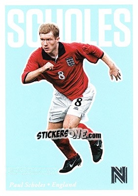 Sticker Paul Scholes - Nobility Soccer 2017-2018 n. 51 - Panini