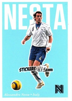 Sticker Alessandro Nesta - Nobility Soccer 2017-2018 n. 52 - Panini