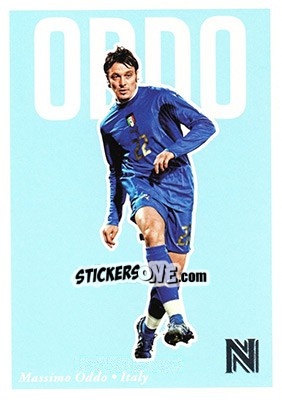 Sticker Massimo Oddo - Nobility Soccer 2017-2018 n. 53 - Panini