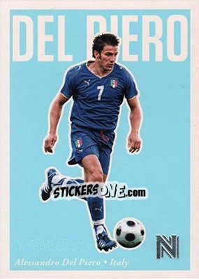 Sticker Alessandro Del Piero - Nobility Soccer 2017-2018 n. 59 - Panini