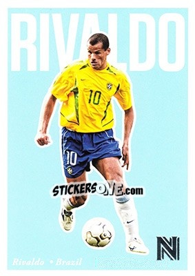Sticker Rivaldo - Nobility Soccer 2017-2018 n. 62 - Panini