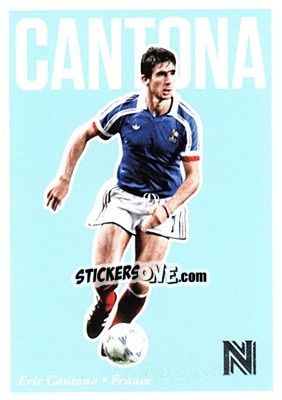 Sticker Eric Cantona - Nobility Soccer 2017-2018 n. 64 - Panini