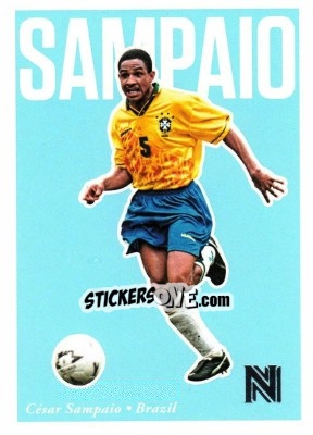 Sticker Cesar Sampaio - Nobility Soccer 2017-2018 n. 66 - Panini