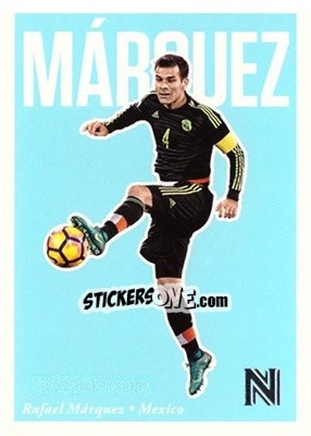 Sticker Rafael Marquez - Nobility Soccer 2017-2018 n. 69 - Panini