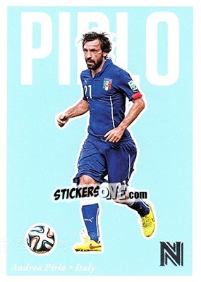 Sticker Andrea Pirlo - Nobility Soccer 2017-2018 n. 71 - Panini