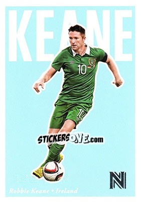 Sticker Robbie Keane - Nobility Soccer 2017-2018 - Panini
