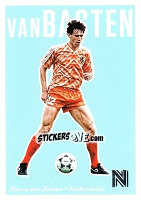 Sticker Marco van Basten - Nobility Soccer 2017-2018 - Panini