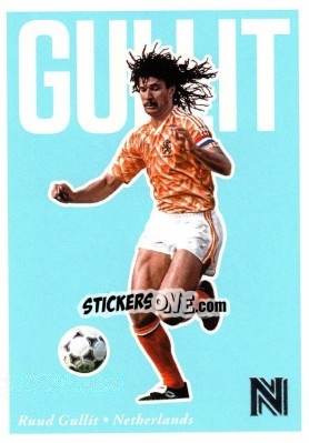 Sticker Ruud Gullit - Nobility Soccer 2017-2018 n. 78 - Panini