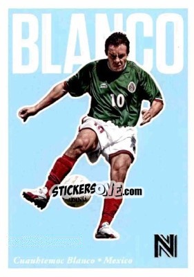 Sticker Cuauhtemoc Blanco - Nobility Soccer 2017-2018 - Panini