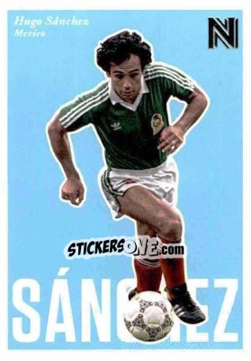 Figurina Hugo Sanchez - Nobility Soccer 2017-2018 - Panini