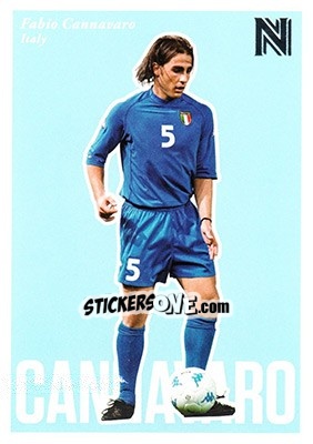 Sticker Fabio Cannavaro - Nobility Soccer 2017-2018 n. 84 - Panini