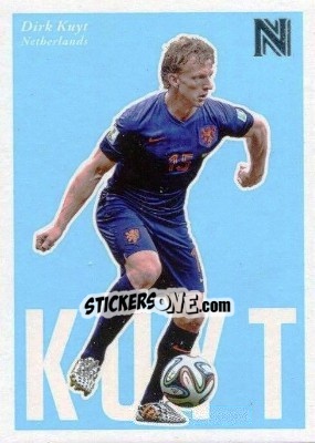 Cromo Dirk Kuyt - Nobility Soccer 2017-2018 - Panini