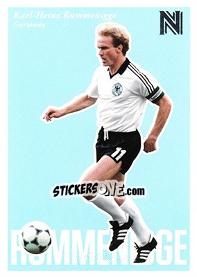 Sticker Karl-Heinz Rummenigge - Nobility Soccer 2017-2018 n. 88 - Panini